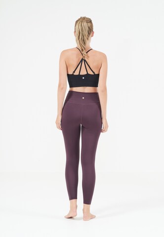 Athlecia Slimfit Sporthose 'Franz' in Lila