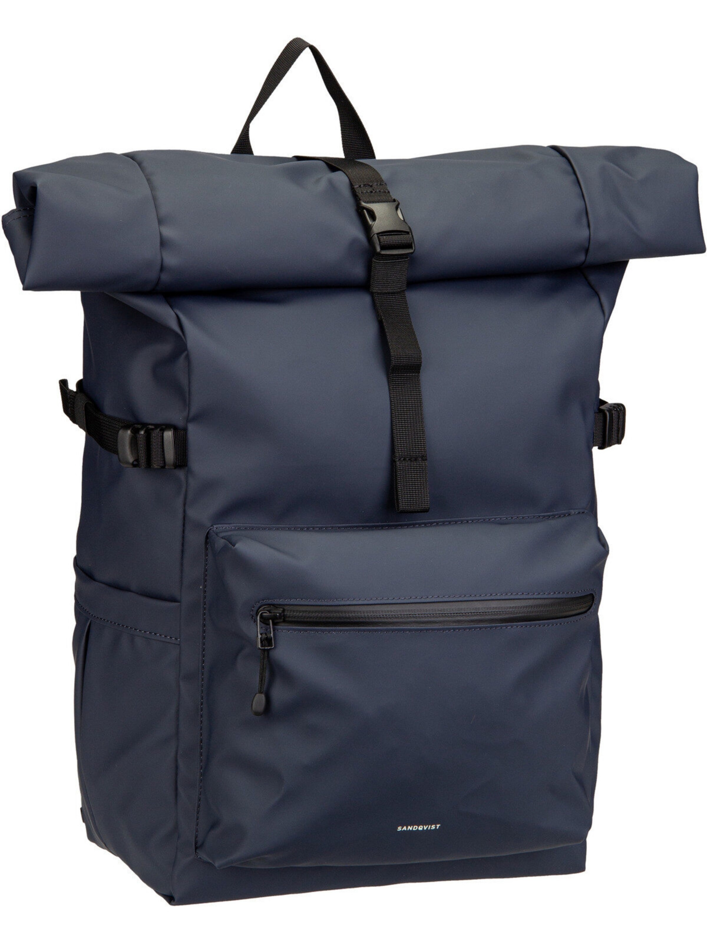 SANDQVIST Backpack 'Stream' in Blue: front