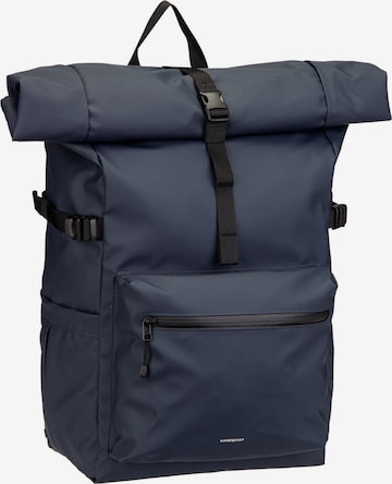 SANDQVIST Rucksack 'Stream' in Blau: Vorderseite