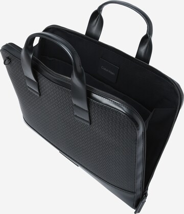 Sac d’ordinateur portable Calvin Klein en noir