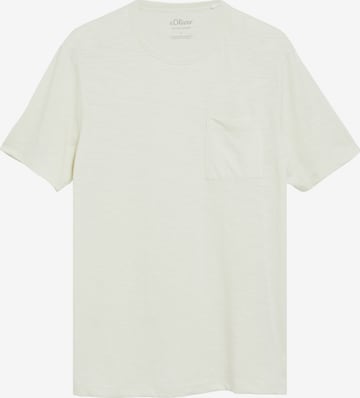 s.Oliver T-Shirt in Beige: Vorderseite