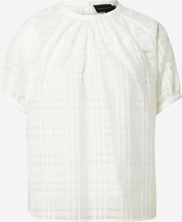 Birgitte Herskind - Blusa en blanco: frente