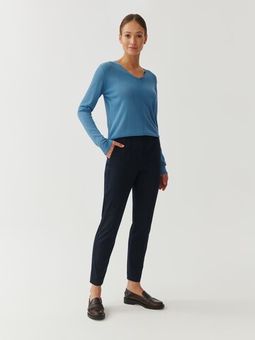 TATUUM Regular Trousers with creases 'JAKINA' in Blue