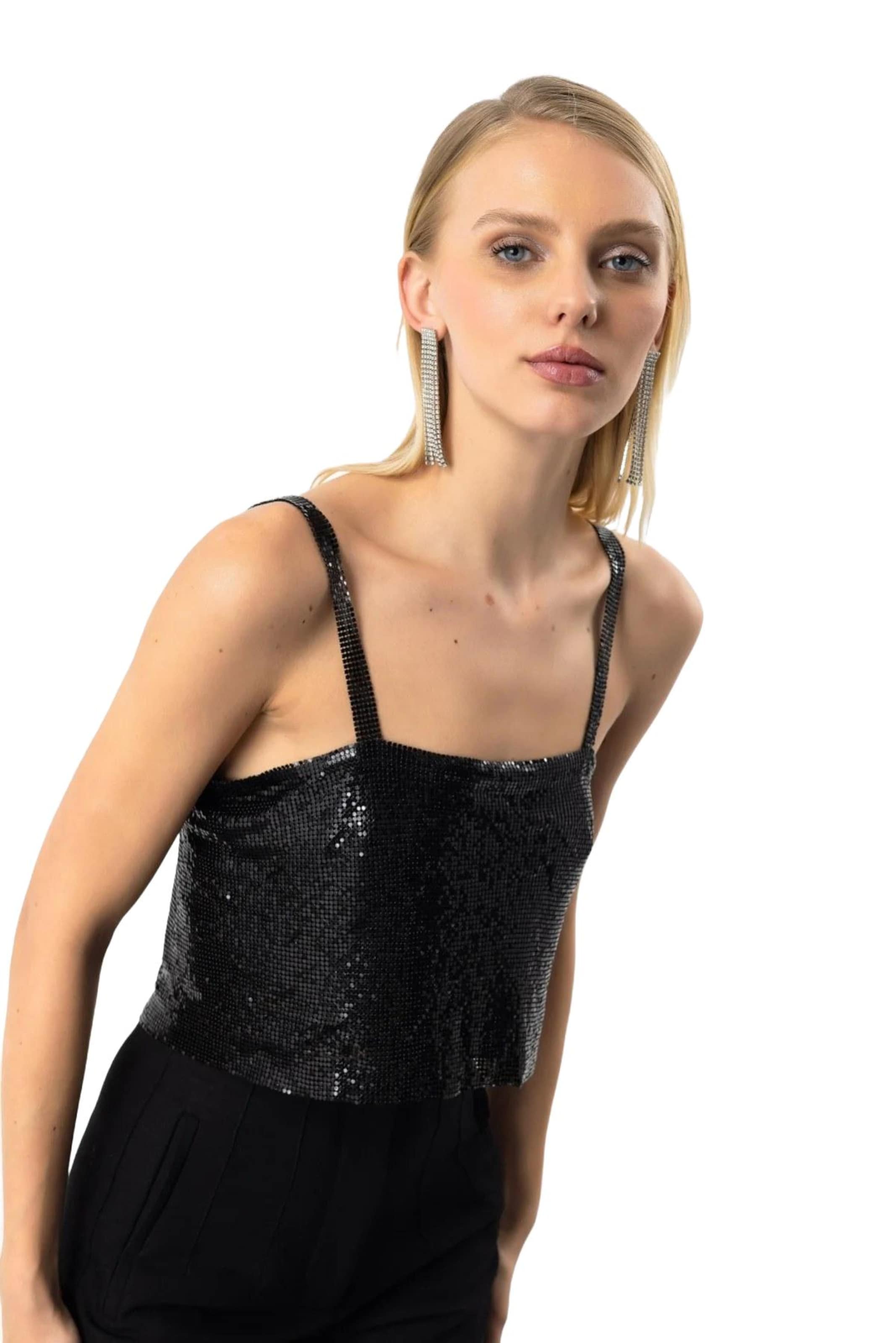 No Matter What Top in Black