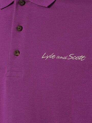 Lyle & Scott Poloshirt ' ' in Lila