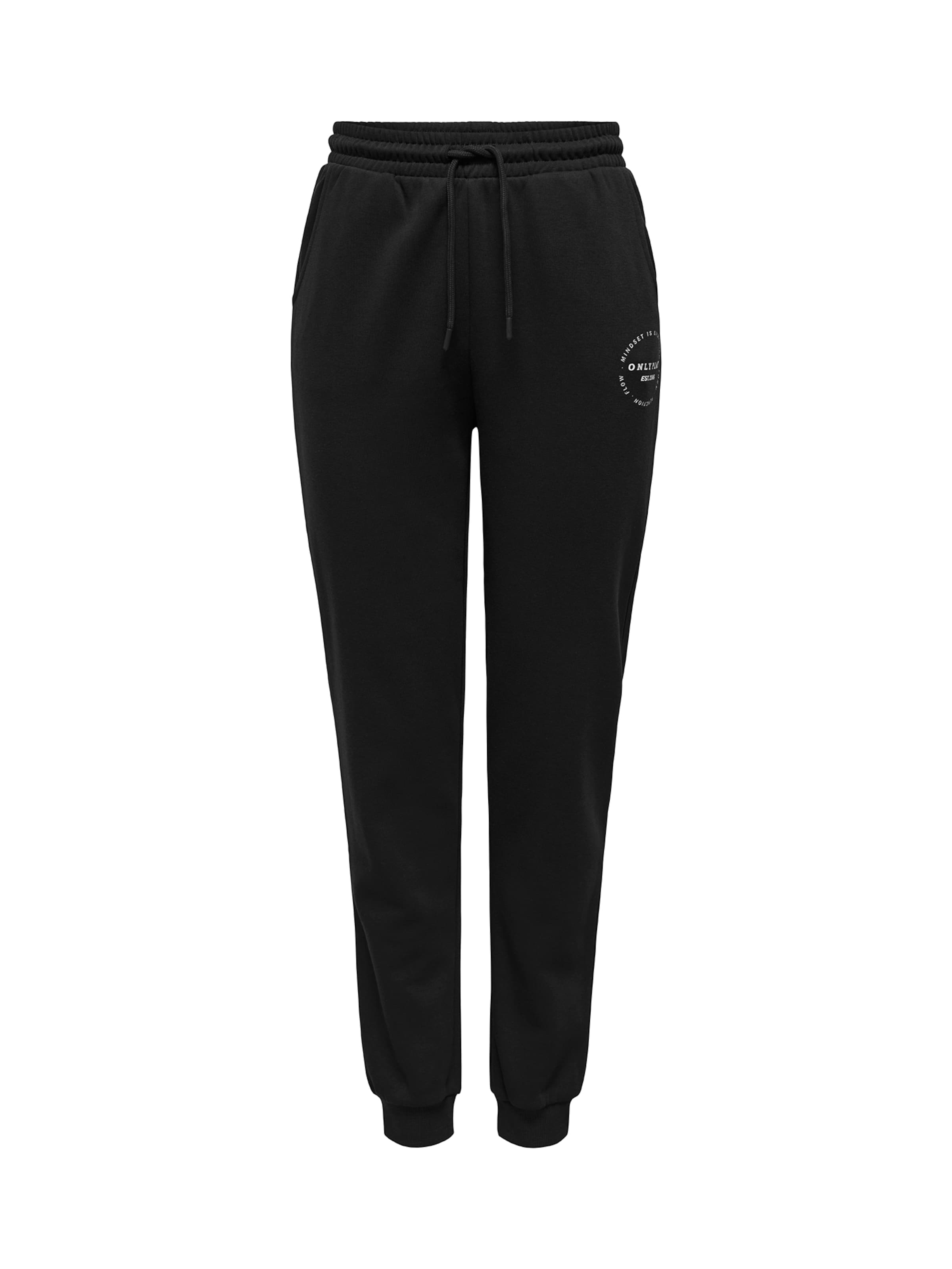 ONLY PLAY - Tapered Pantalón deportivo 'ONPCAVA' en negro: frente