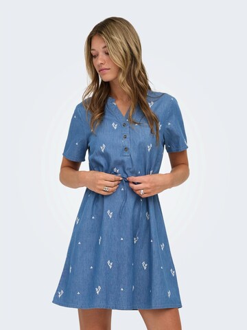 Robe-chemise 'JDYKAI' JDY en bleu : devant