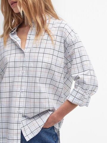 Barbour Bluse in Weiß