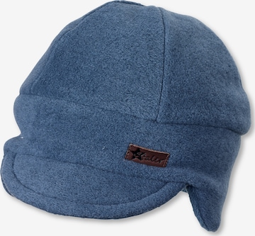 STERNTALER Beanie in Blue: front