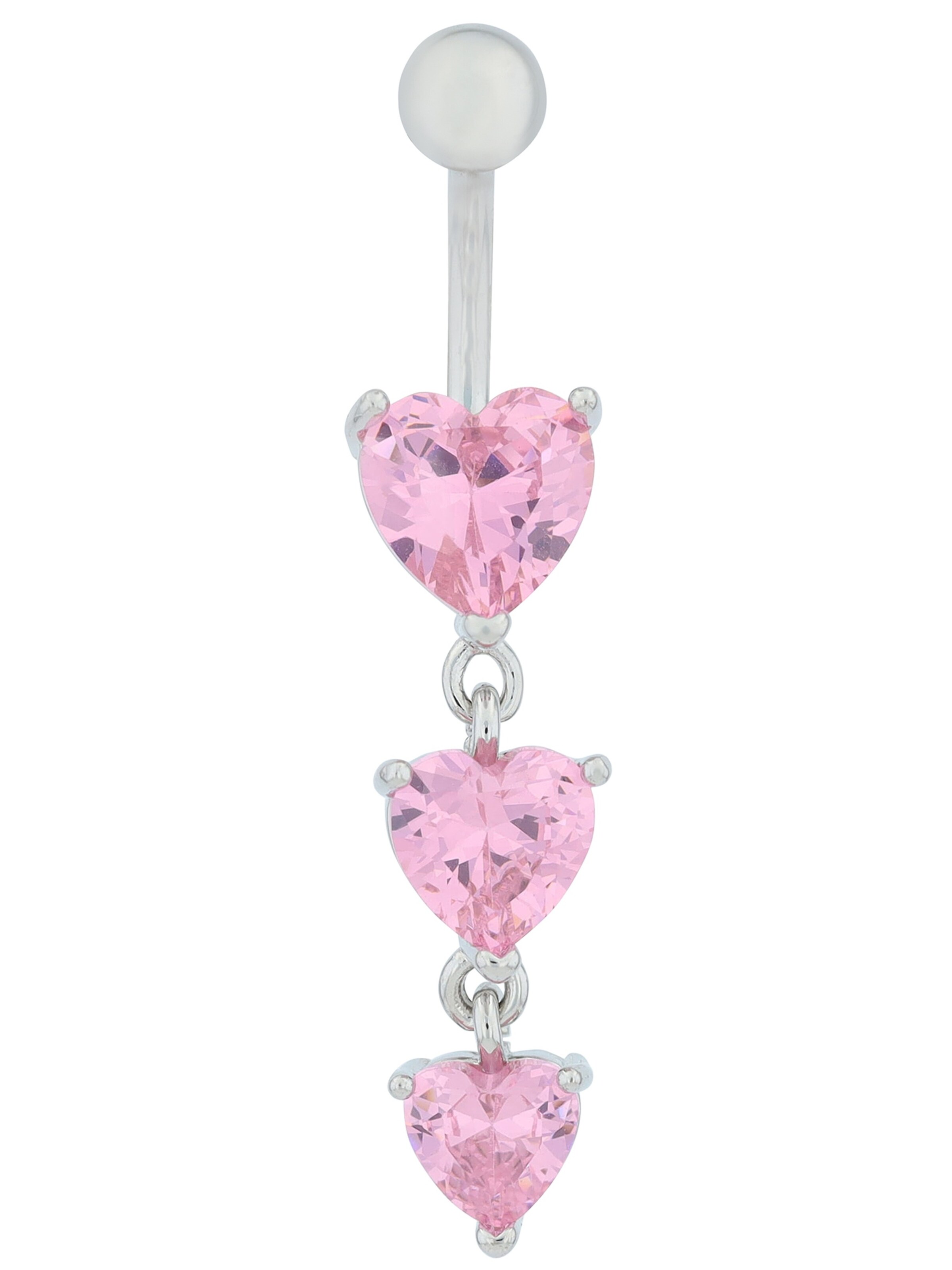 Akzent Piercings 'Zirkonia' in Silver