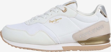 Pepe Jeans Sneakers 'London Party' in White: front