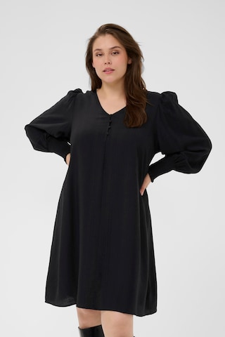 KAFFE CURVE Dress 'KCsofia' in Black: front