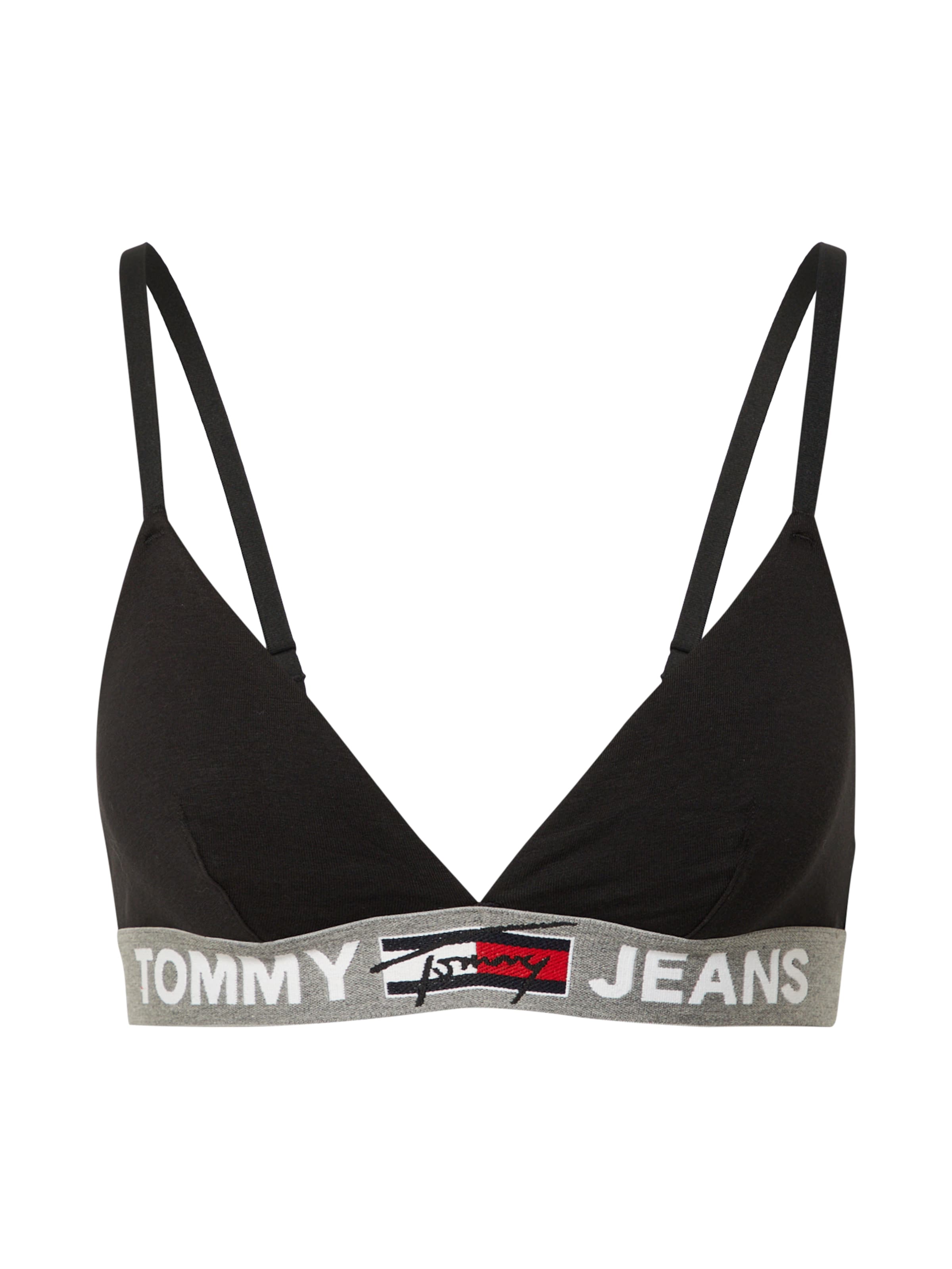 juoda Tommy Hilfiger Underwear Trikampė Liemenėlė: priekis