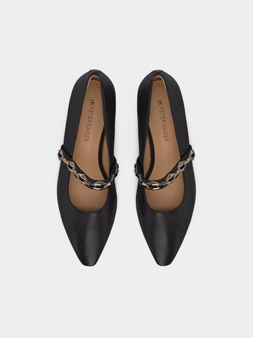 Balerini cu curea glezna de la PETER KAISER pe negru
