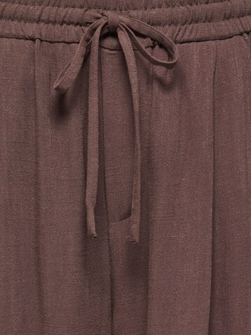 ONLY Wide leg Broek 'ONLSiesta' in Bruin