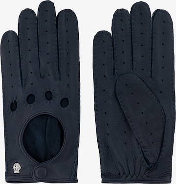 Roeckl Full Finger Gloves in Blue: front