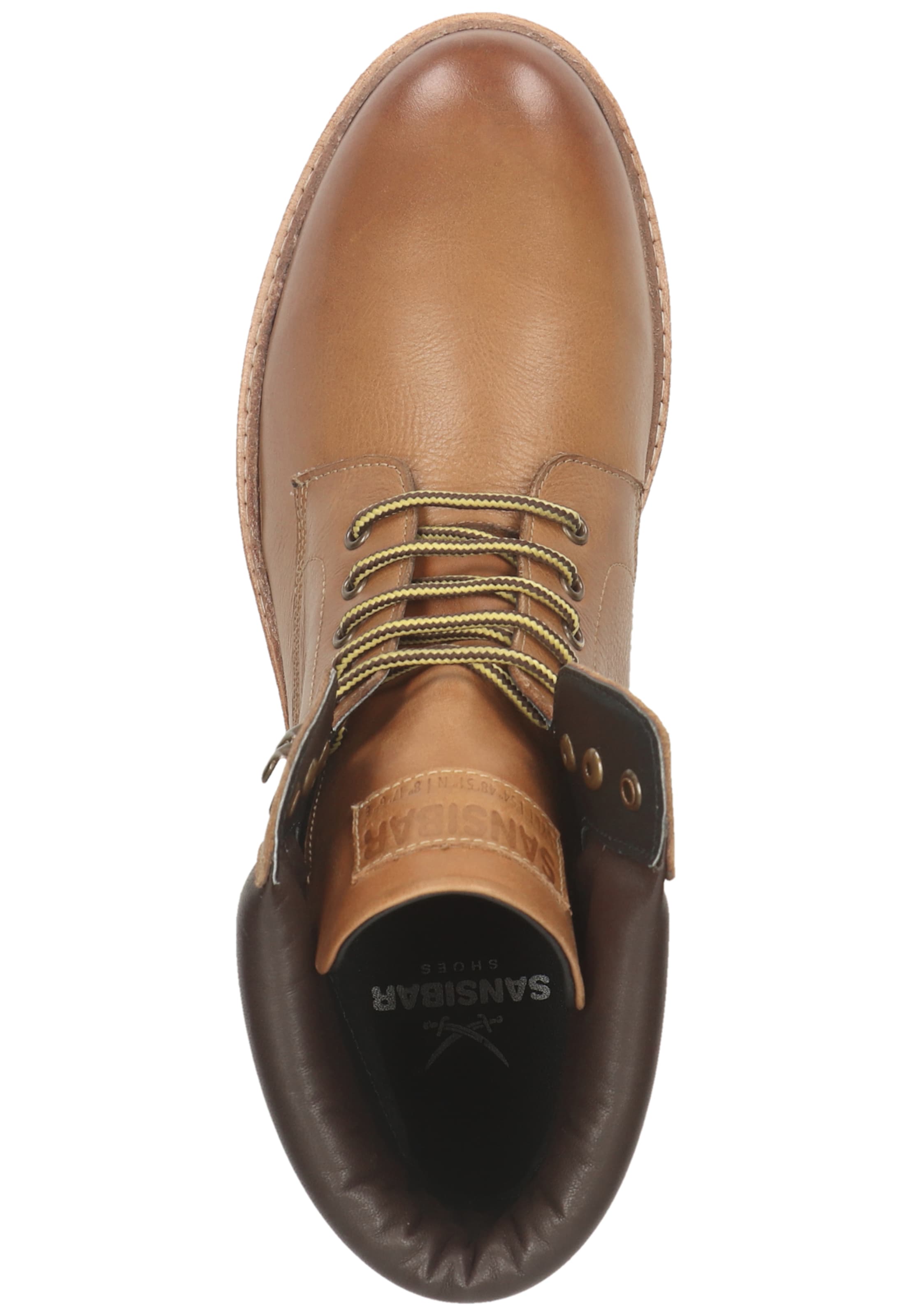 Bottines à lacets SANSIBAR en marron
