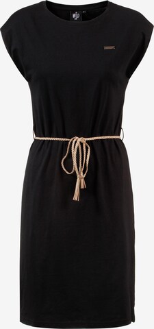 WLD Dress in Black: front