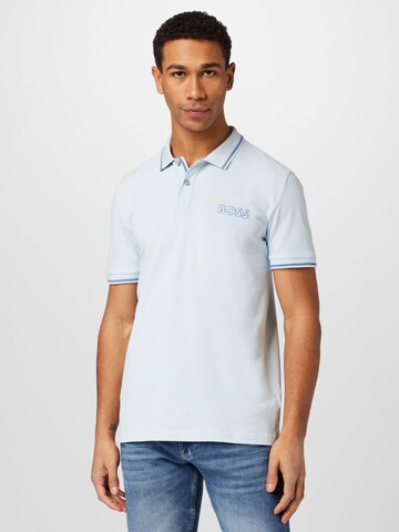 BOSS Orange Shirt 'Pelogox' in Blauw: voorkant