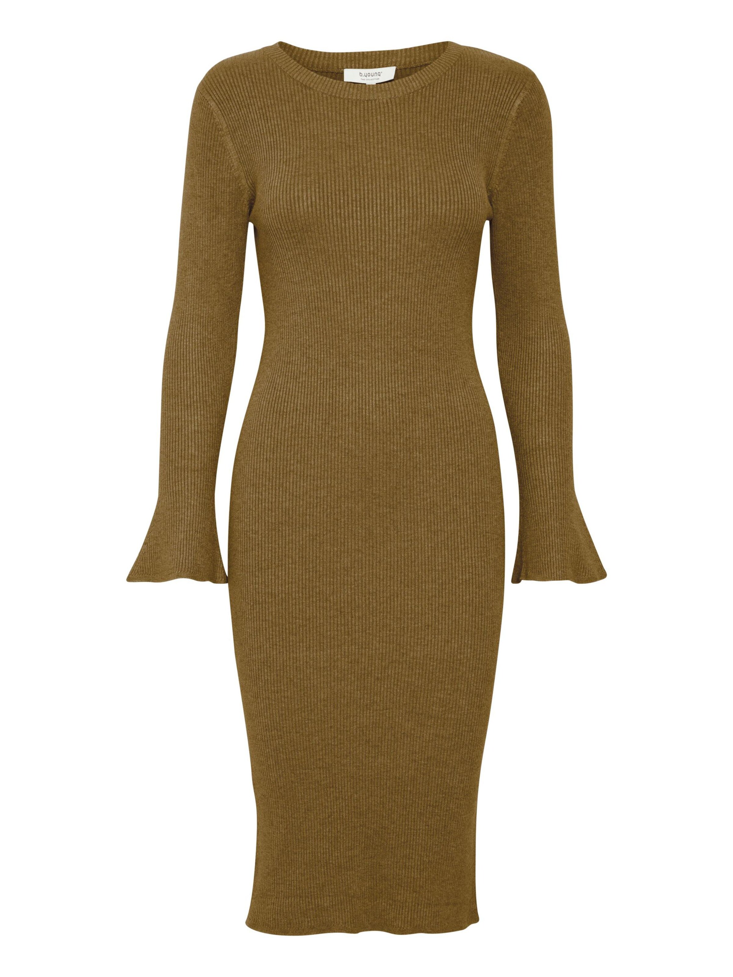 Robes en maille b.young en vert : devant