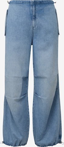QS Wide leg Jeans in Blue: front