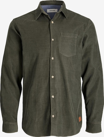 Coupe regular Chemise 'Kendrick' JACK & JONES en vert : devant