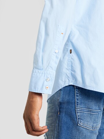 BOSS Regular fit Button Up Shirt 'Relegant_6' in Blue