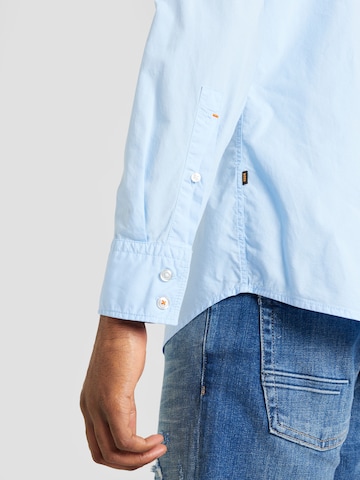 BOSS Orange - Regular Fit Camisa 'Relegant_6' em azul