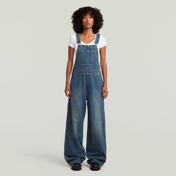 G-STAR Loose fit Jean Overalls in Blue: front