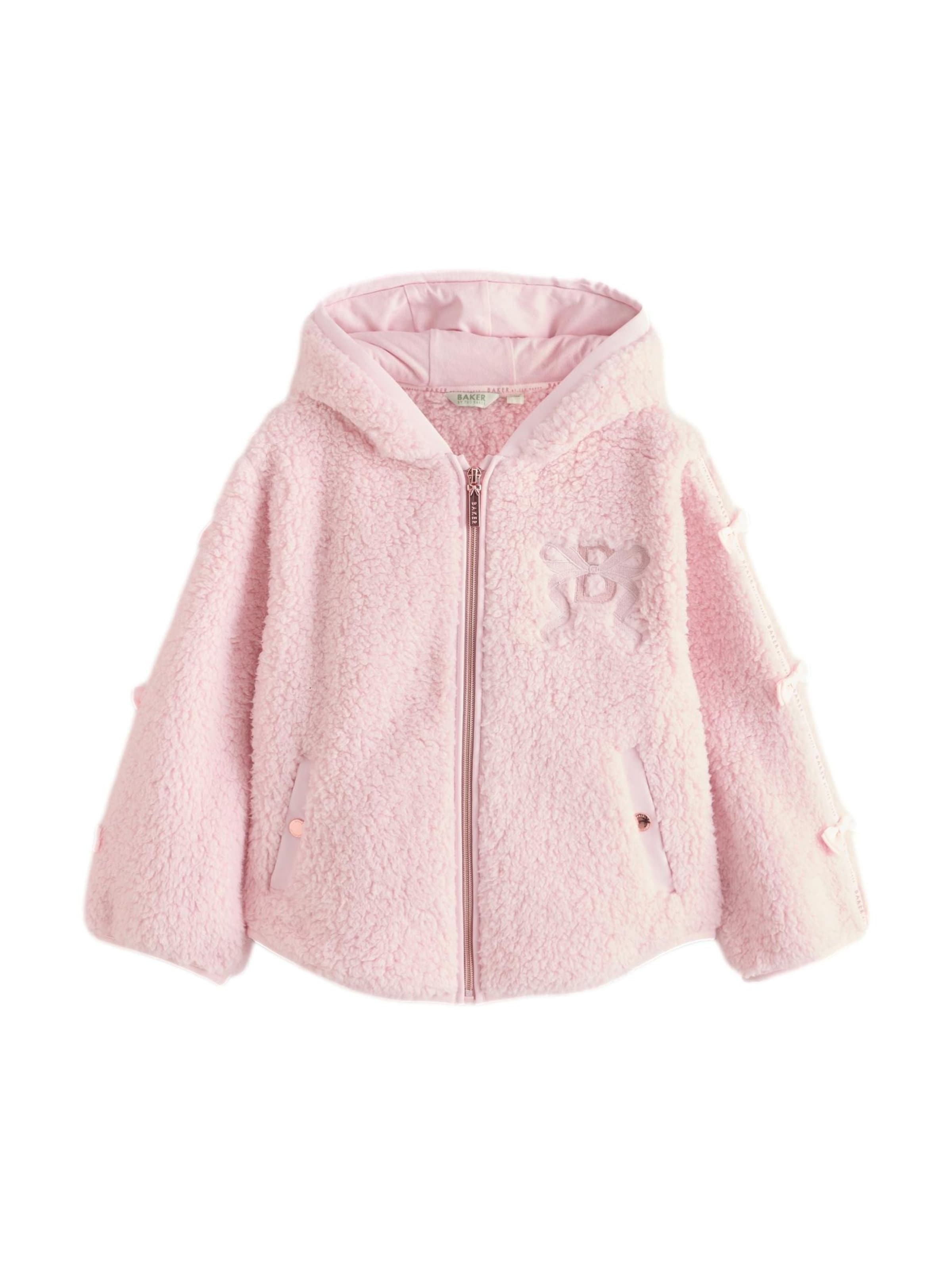 Baker by Ted Baker Fleecová mikina – pink: přední strana