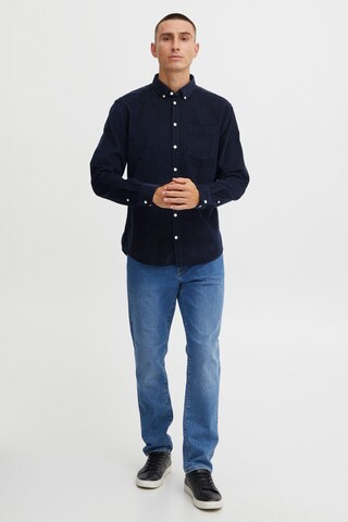 Casual Friday Regular fit Button Up Shirt 'Anton' in Blue