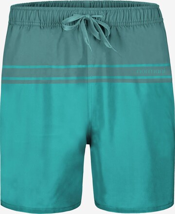 normani Board Shorts 'Makaha' in Blue: front