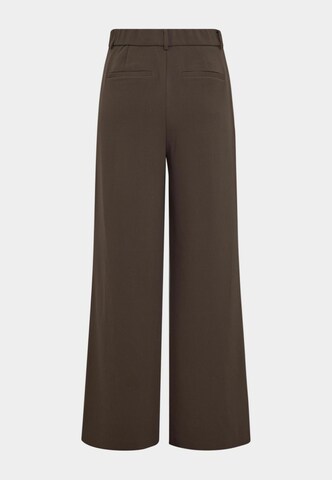 MSCH COPENHAGEN Wide leg Broek 'Macy Michelle' in Bruin