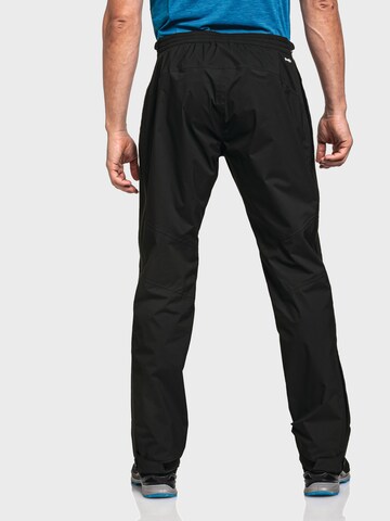 Schöffel Regular Outdoor trousers 'Tegelberg' in Black