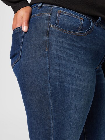 ONLY Curve Skinny Jeans 'WAUW' in Blau