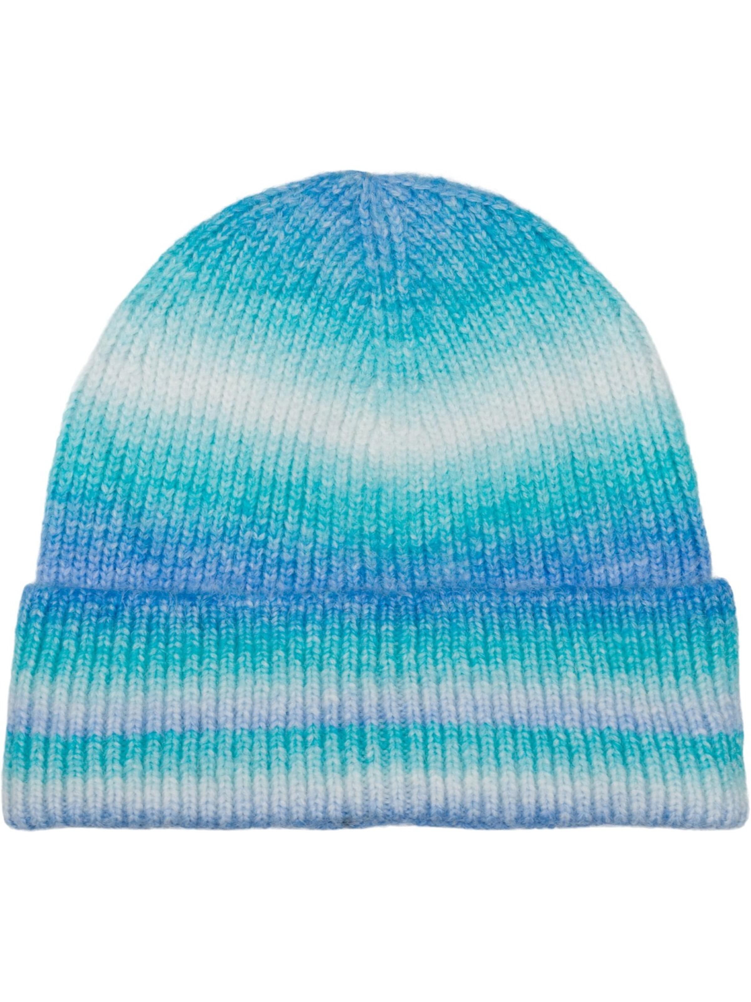 styleBREAKER Mütze 'Strickmütze Ombré'‌ in Blau