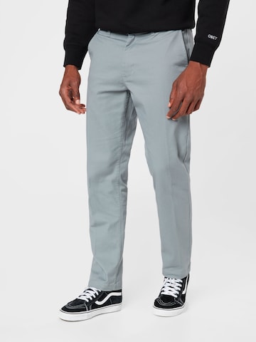 Regular Pantalon chino Obey en vert : devant