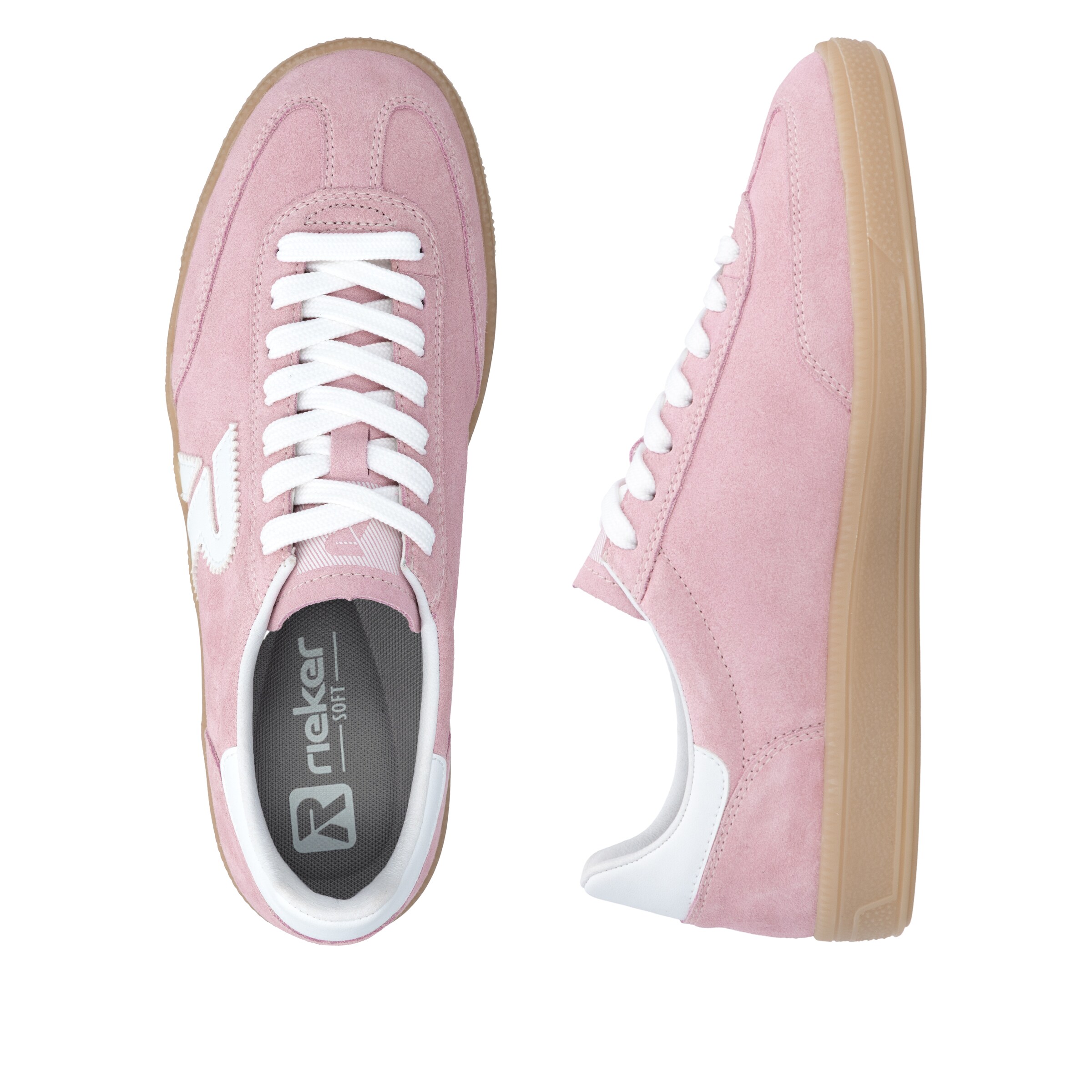 Rieker Sport Σνίκερ χαμηλό σε ροζ