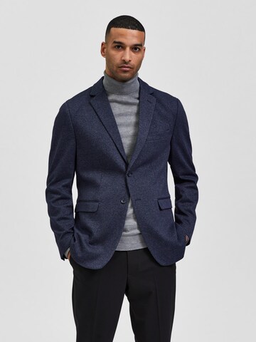 SELECTED HOMME Regular Fit Jakke 'Oliver' i blå: forside