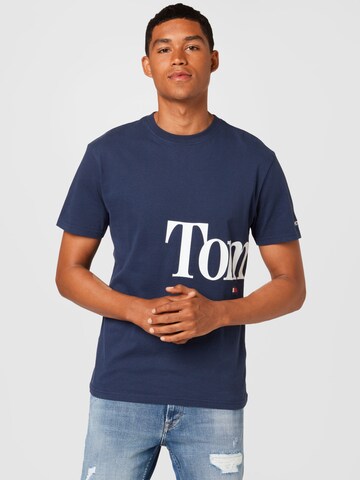Tommy Jeans Shirt in Blue: front
