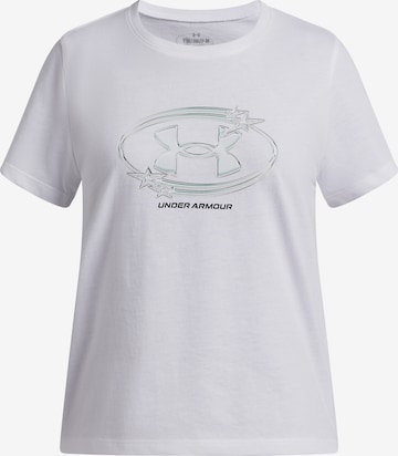 UNDER ARMOUR Functioneel shirt in Wit: voorkant