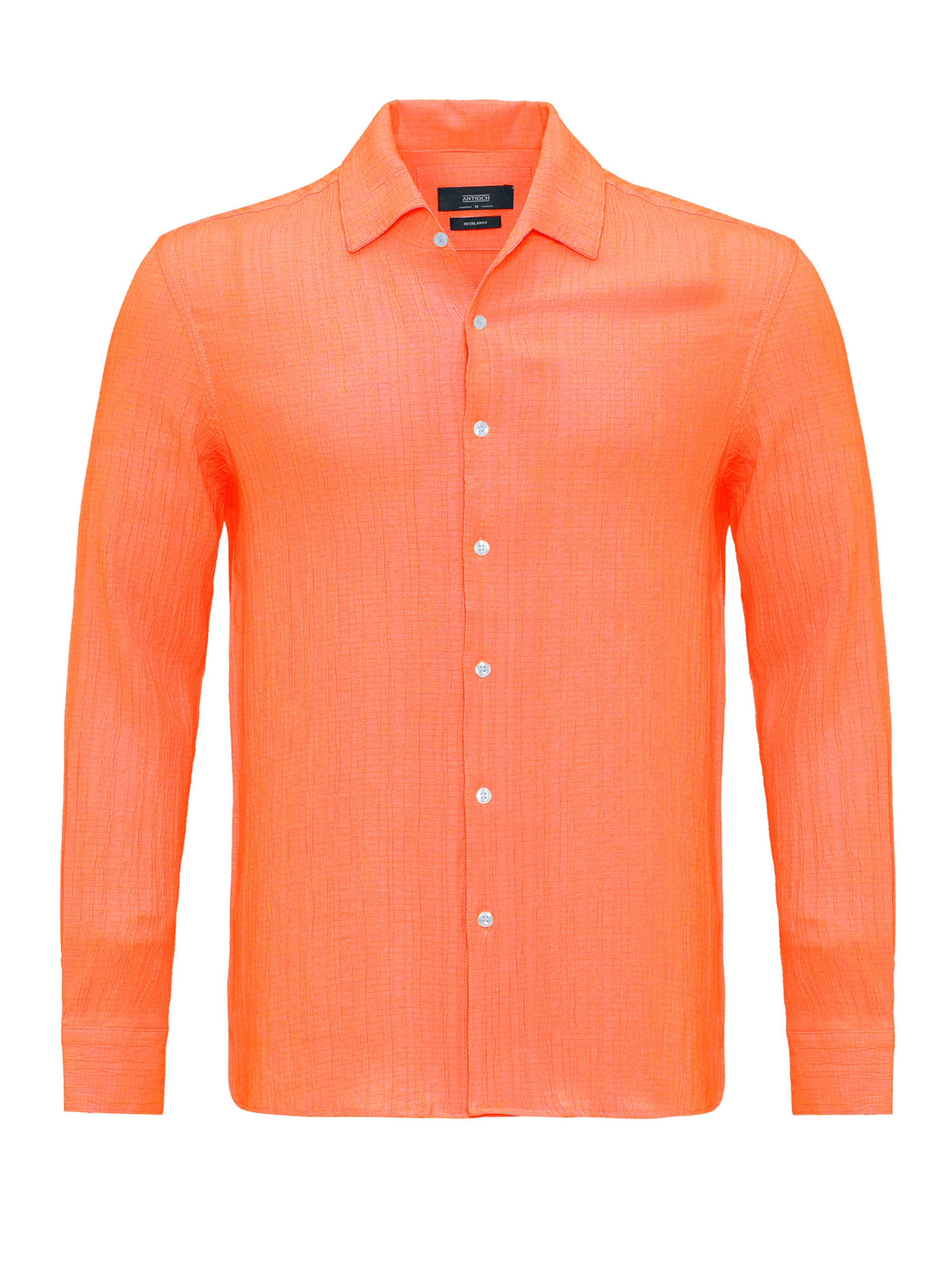 Antioch Regular fit Бизнес риза в оранжево: отпред