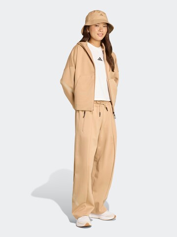 Loosefit Pantaloni sportivi 'Z.N.E.' di ADIDAS SPORTSWEAR in beige: frontale