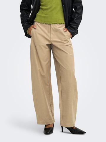 Barrel Pantalon 'ONLClair' ONLY en marron : devant