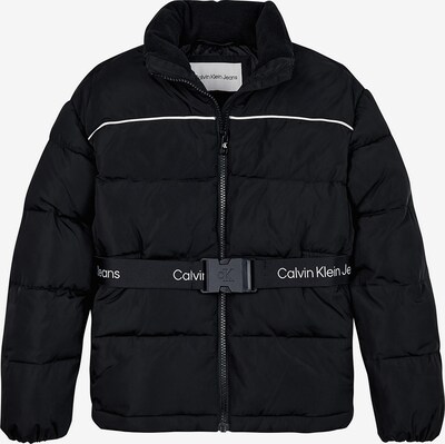 Calvin Klein Jeans Veste mi-saison en noir / blanc, Vue avec produit