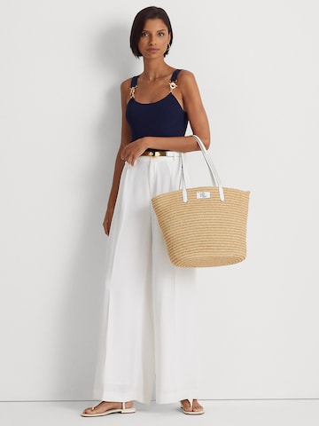 Shopper 'Brie' di Lauren Ralph Lauren in beige