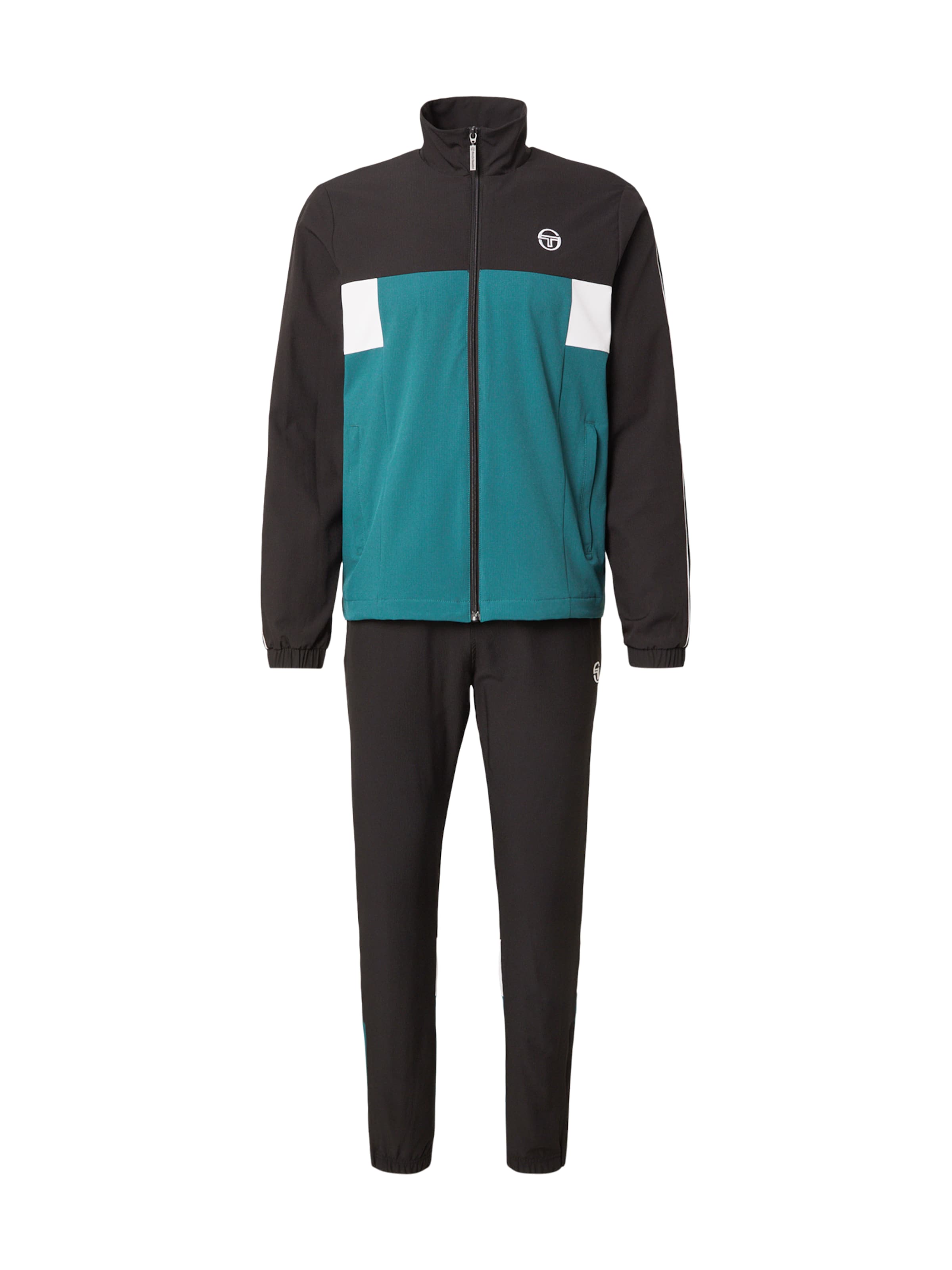 Sergio Tacchini Облекло за трениране в черно: отпред