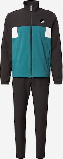 L dydžio Treniruočių kostiumas iš Sergio Tacchini, spalva – žalsvai mėlyna / juoda / balta, Prekių apžvalga