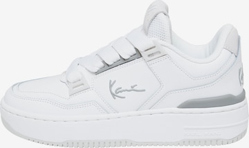 Sneaker bassa di Karl Kani in bianco: frontale