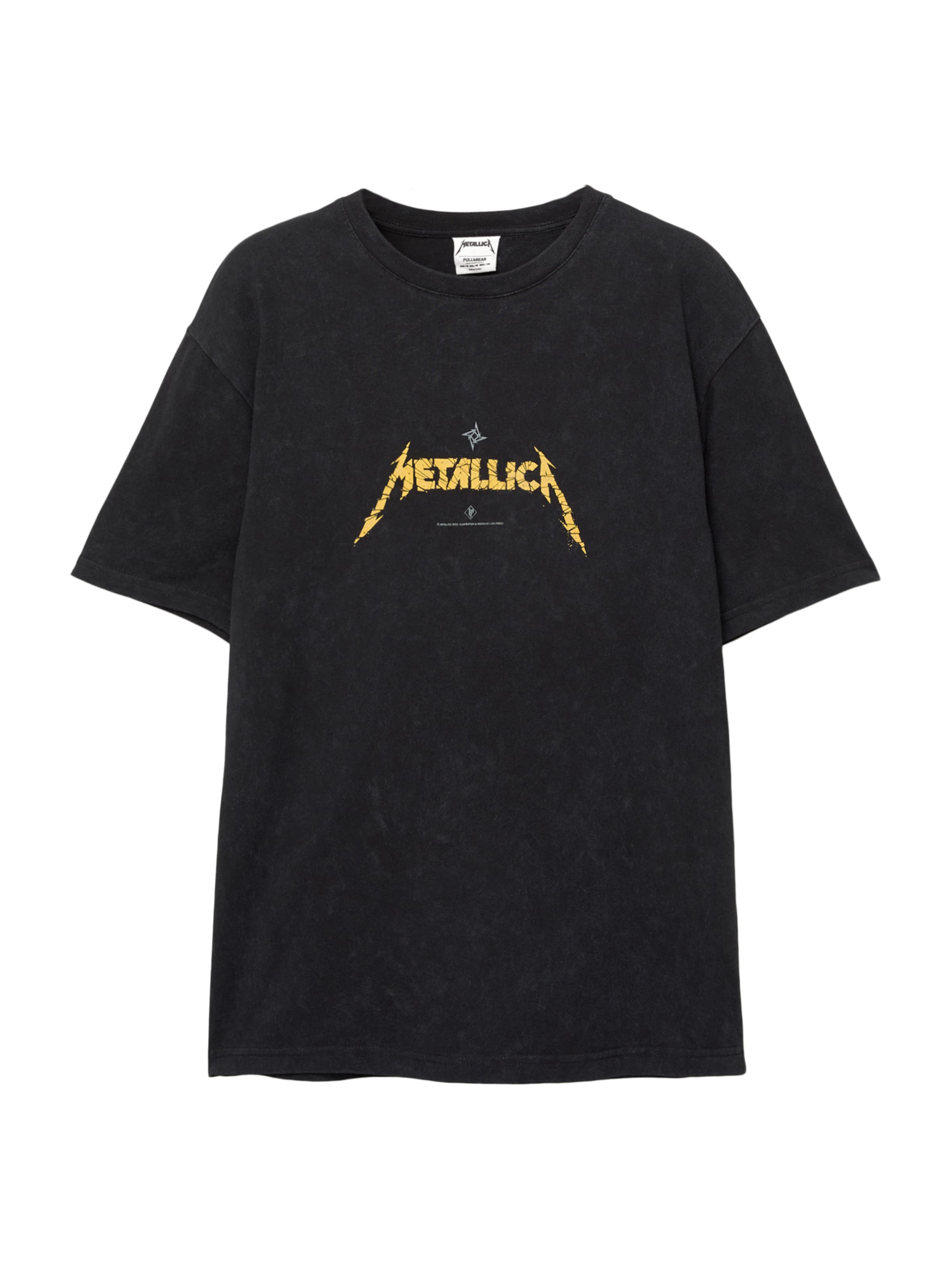 Pull&Bear T-Shirt in Schwarz: Vorderseite